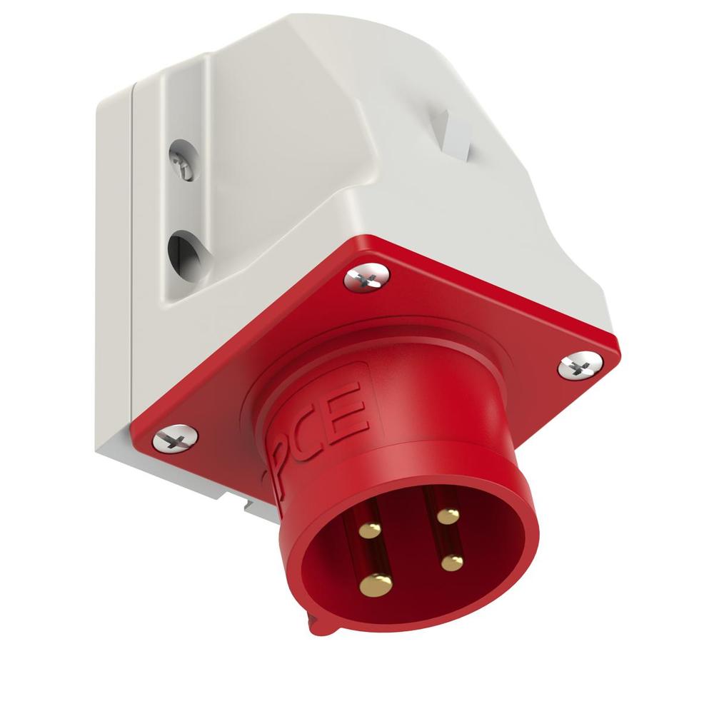 wtyczka siłowa odbiornikowa stała 16A/4P 400V 3P+Z IP44