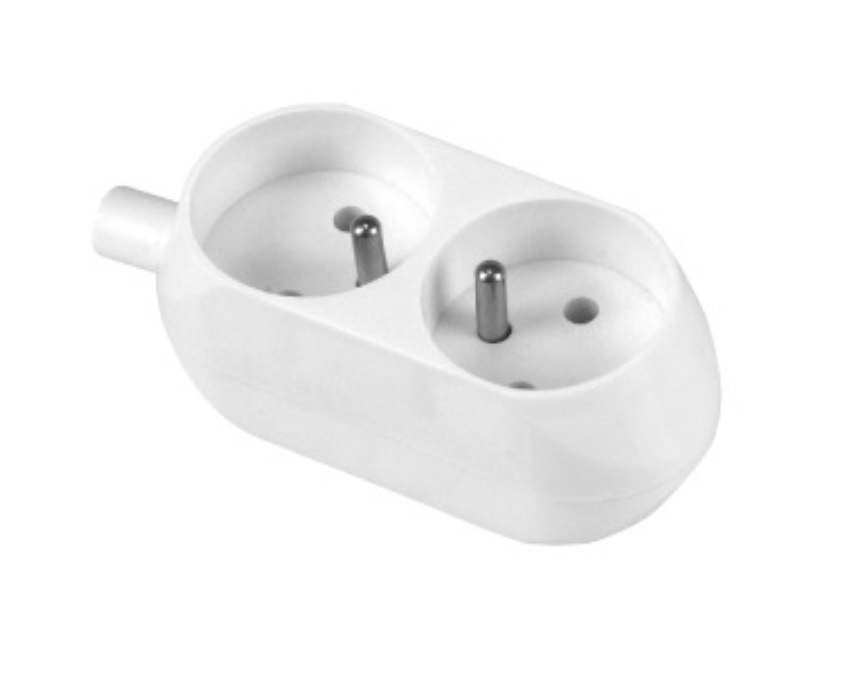 gniazdo przenośne 2gniazdo z/u GN-270 2x2+z PLASTROL GN-270