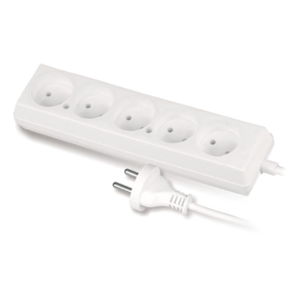 przedłużacz 5gn.b/z 3.0m biały PS-560/3.0 biały