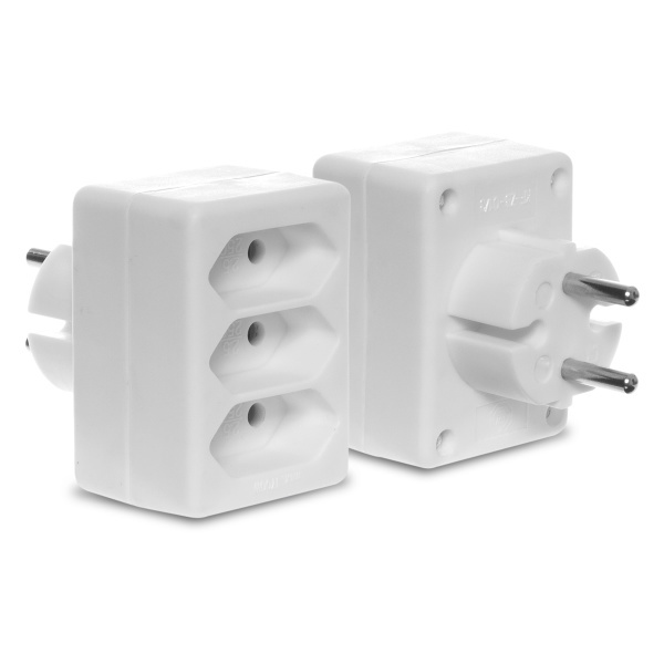 rozgałęźnik R-3 3x2P/II PLASTROL biały