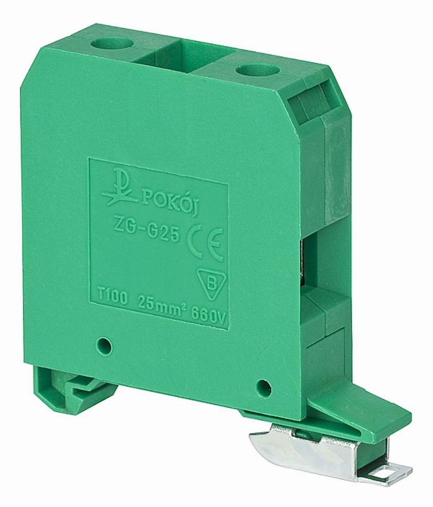 złączka ZG-G25/TS35 zielona