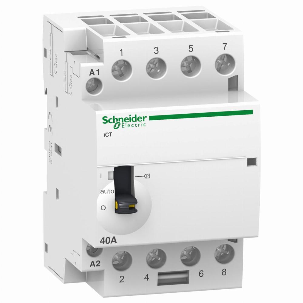Stycznik modułowy Acti9 iCT50r40-40-24 40A 4NO 50/60Hz 24 VAC
