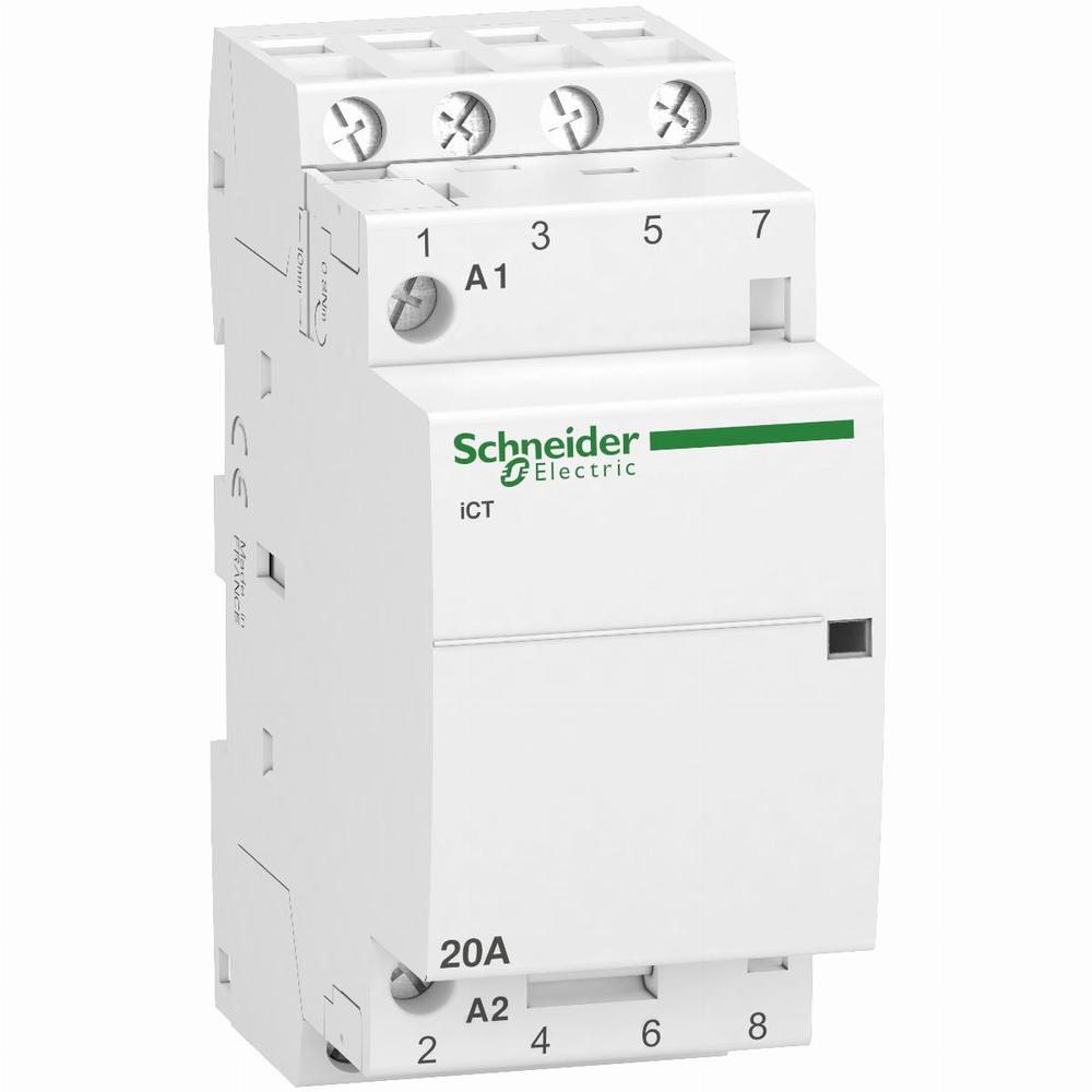 Stycznik modułowy Acti9 iCT50-20-40-230 20A 4NO 50Hz 220/240 VAC
