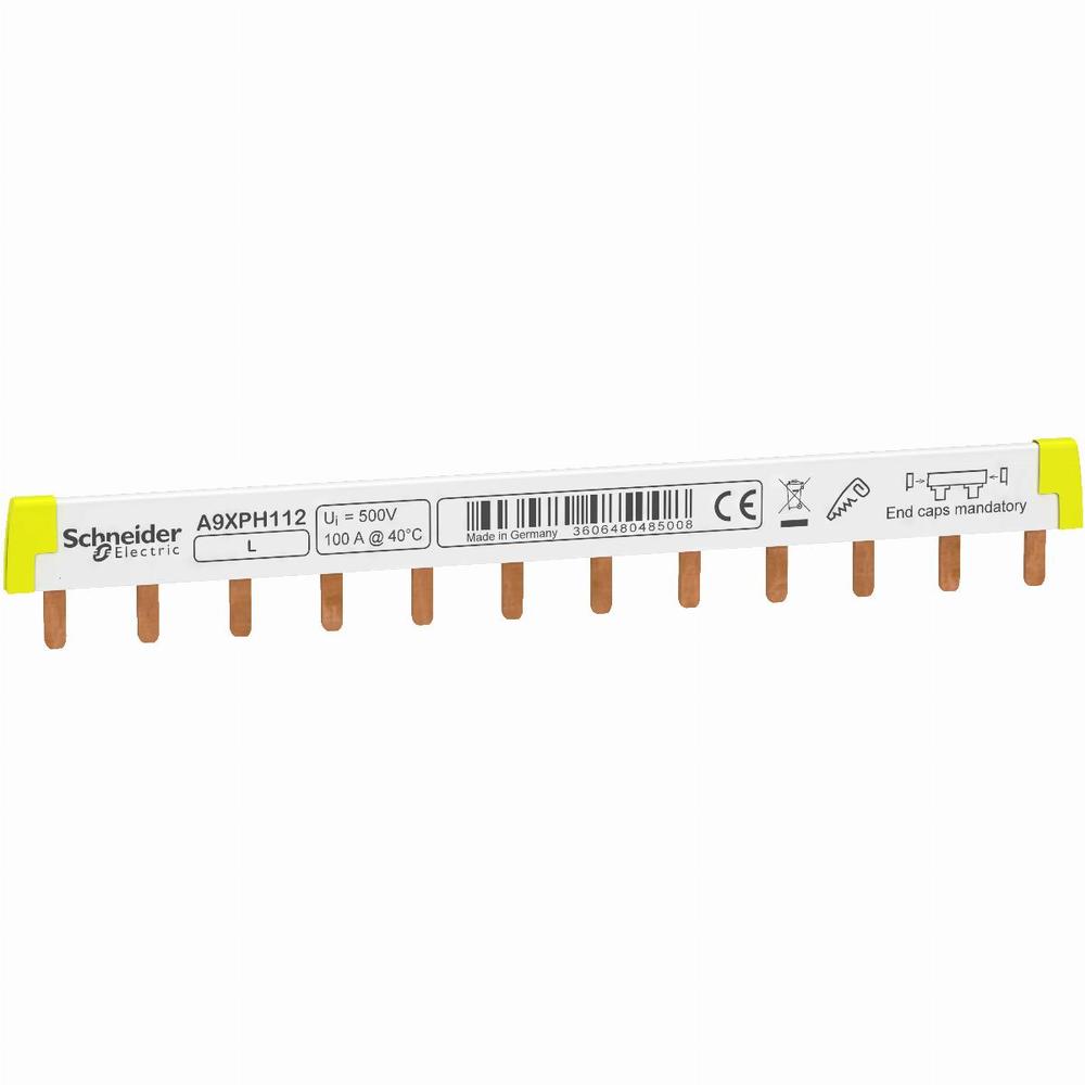 szyna łączeniowa 1P 100A 12mod
