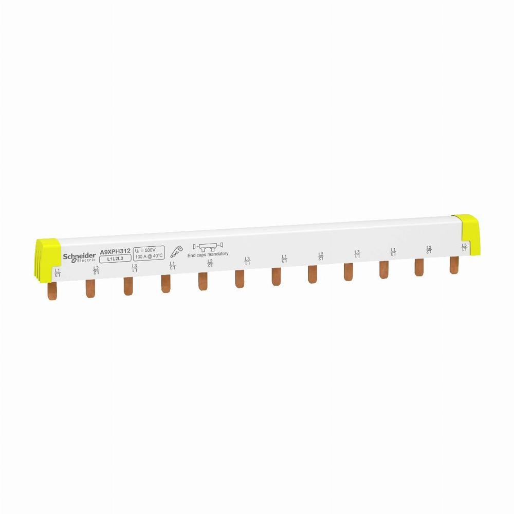 szyna łączeniowa 3P 100A 12mod