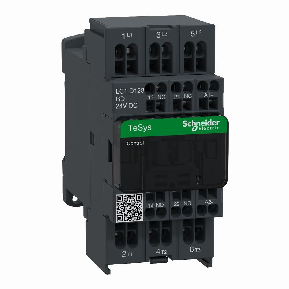Stycznik mocy LC1D123BD TeSys D AC3 12A 3P 1NO 1NC cewka 24VDC