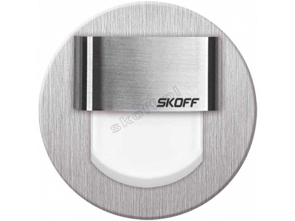 oprawa RUEDA mini biały p/t60x60 stal szl./szlif ML-RMI-K-W-1-PL-00-01 0,4W