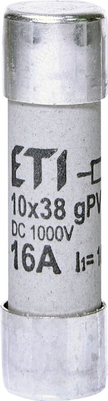 wkładka topikowa cylindryczna PV CH10x38 gPV 16A/1000V DC UL