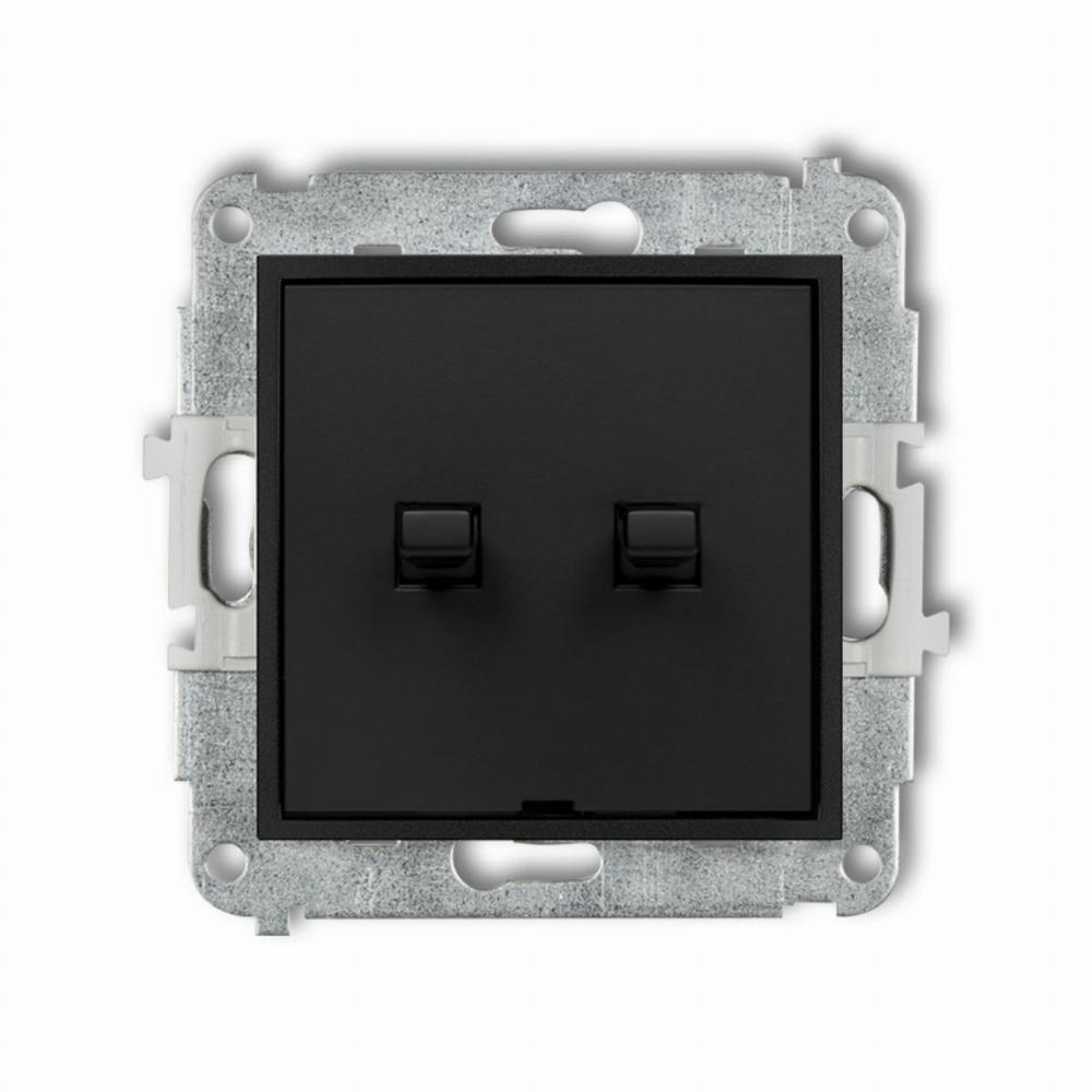 MINI Mechanizm łącznika świecznikowego w stylu amerykańskim czarny mat