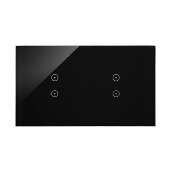 SIMON 54 TOUCH panel dotykowy S54 Touch 2 mod. 2 pola dotykowe pionowe + 2 pola dotykowe pionowe zastygła lawa