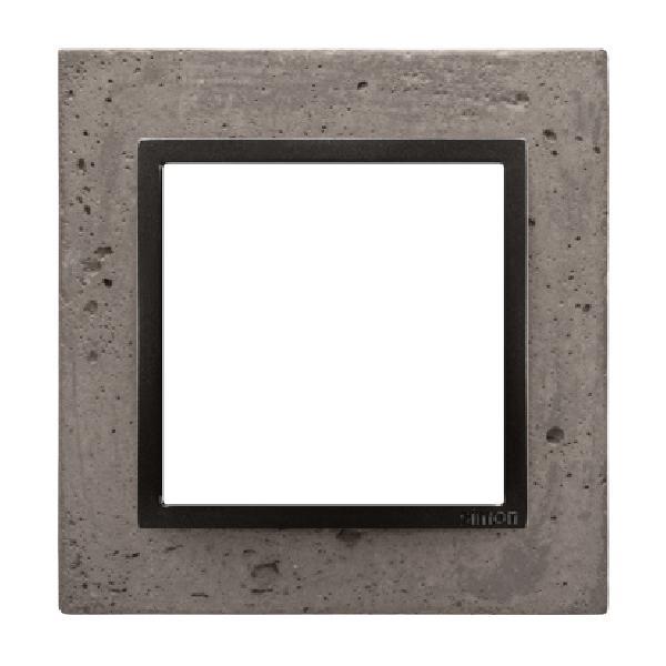 SIMON 54 NATURE ramka 1-kr. beton szorstka przyjaźń