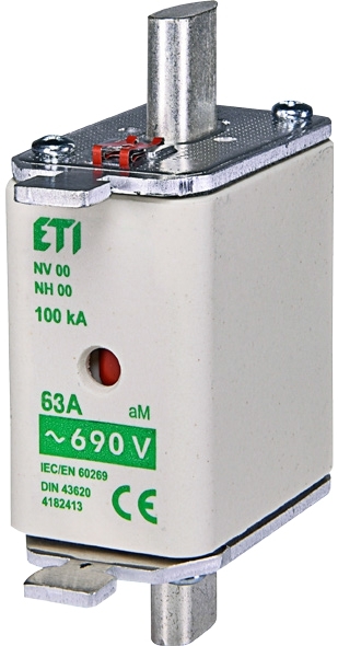 NH00 aM 160A/690V Wkładka topikowa przemysłowa - silnikowa