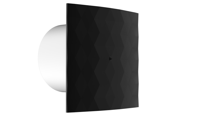 wentylator Black&White 120 WCH z nakładką białą