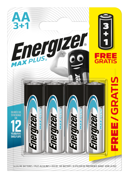 bateria ENERGIZER MAX PLUS AA LR6 /3+1szt.