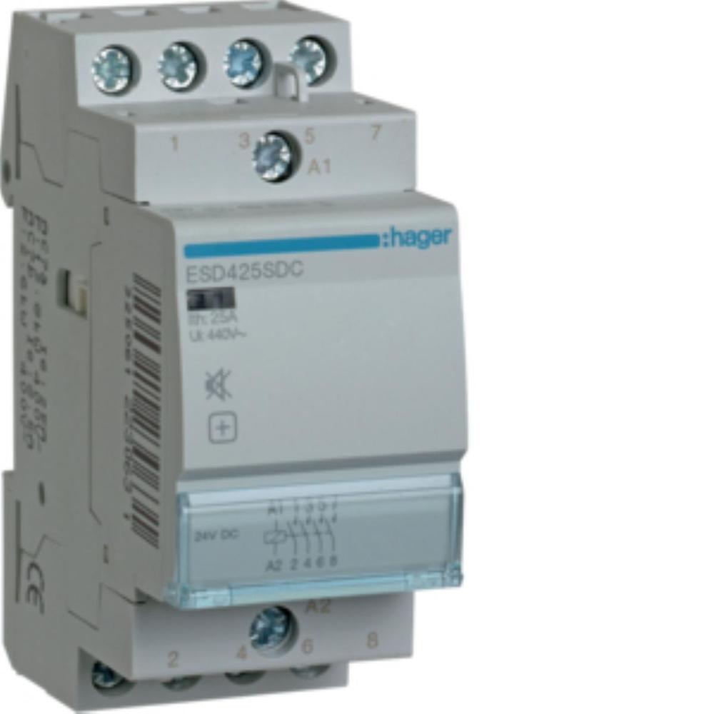 Stycznik cichy 24VDC 4NO 25A AC-7a/b