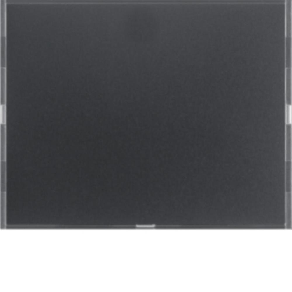 KNX e/s K.x Przycisk 1-kr KNX e/s K.x z polem opisowym, diodami LED RGB i czujnikiem temperatury, antracyt