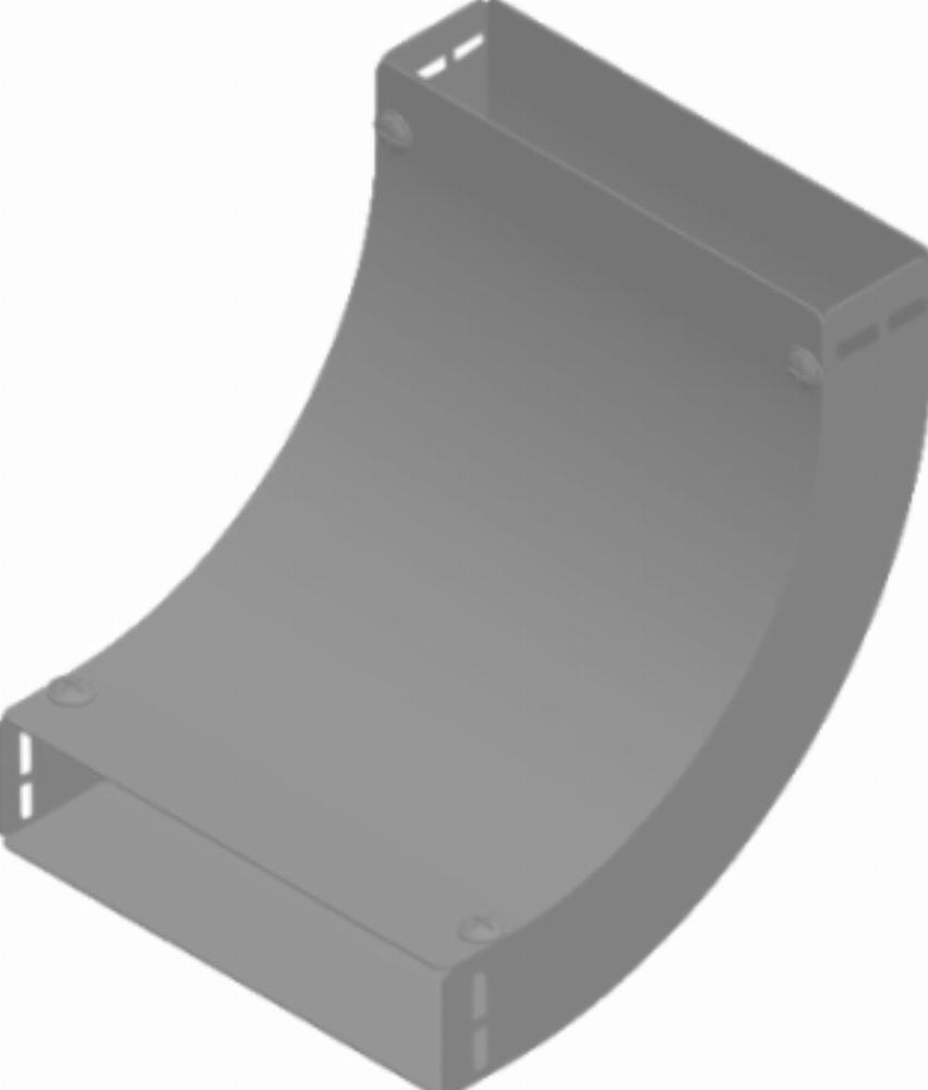 LUPP400H50 Łuk 90° - grubość blachy 1,50 mm