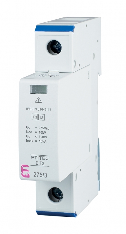 ETITEC D T3 275/3 1+0 Ogranicznik przepięć T3 (D)