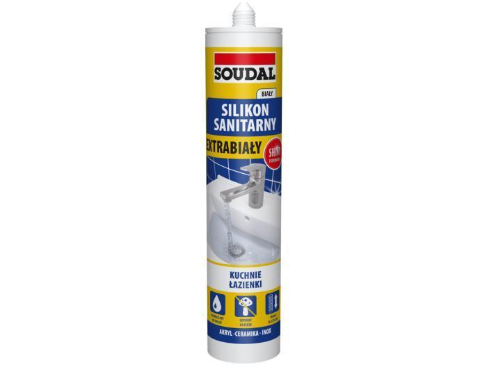 silikon sanitarny biały 280ml.