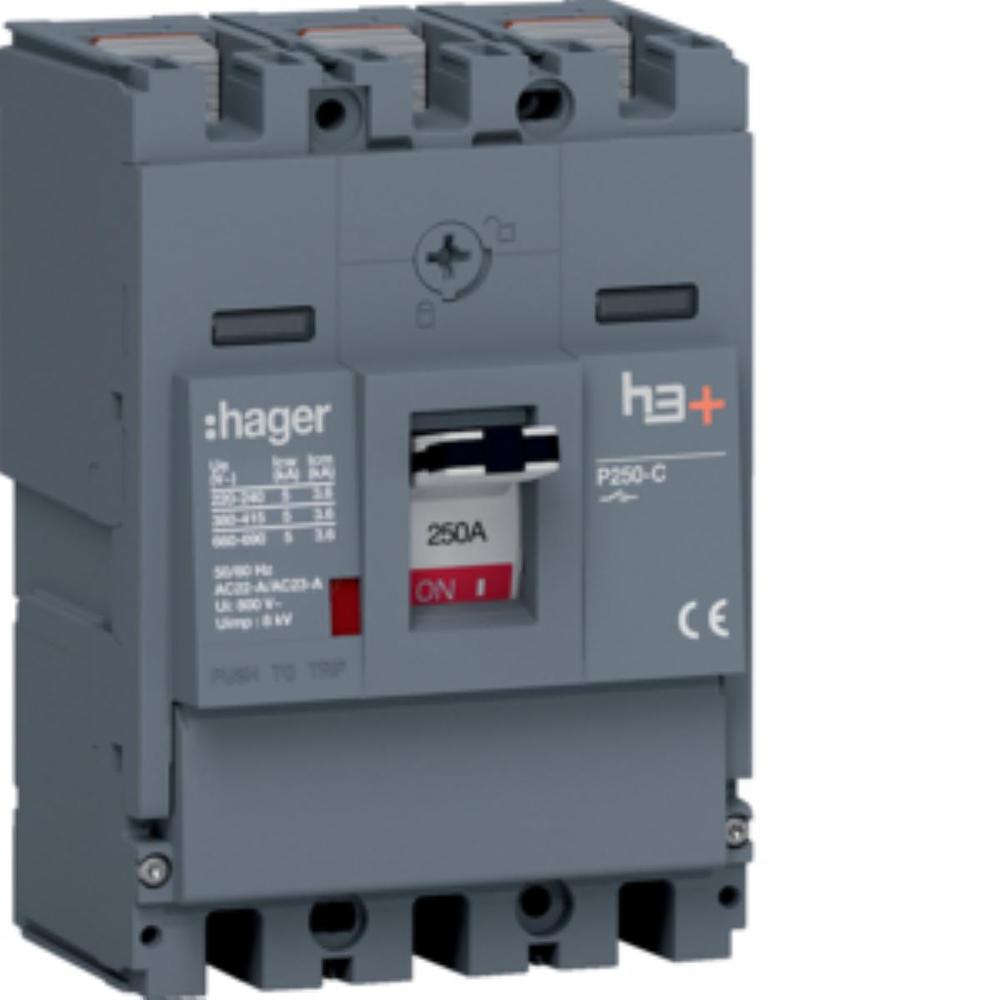 MCCB Rozłącznik mocy h3+ P250 3P 250A