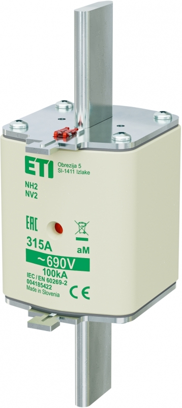 NH2 aM 315A/690V Wkładka topikowa przemysłowa - silnikowa KOMBI