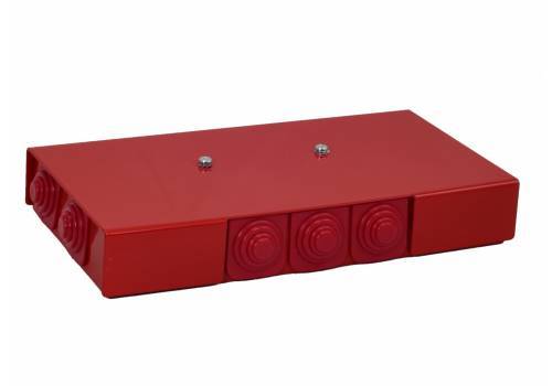 puszka przeciwpożarowa PIP-2AN R3x3x4 prostokątna E90 rozgałęźna wym.103x30x197mm czerwony