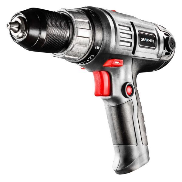 Wiertarko-wkrętarka sieciowa 250W, uchwyt samozaciskowy 10 mm, walizka