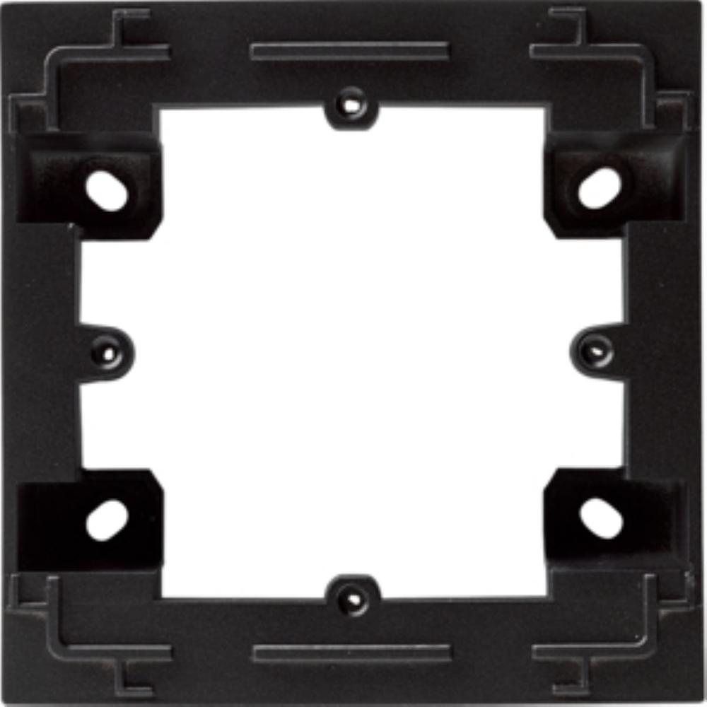 adapter natynkowy 1-krotny, czarny Lumina intense