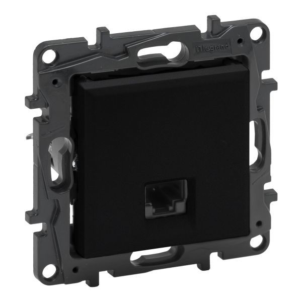 gniazdo RJ45 kat. 5e UTP-Niloe Step kolor czarny, Legrand