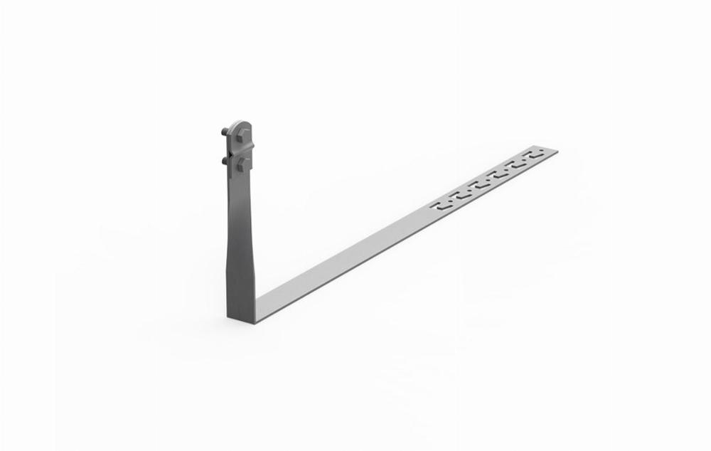 uchwyt pod dach OG L-450 skrecony z zaczepem