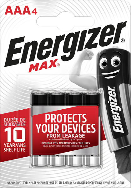 BATERIA ENERGIZER MAX AAA LR03 /4 szt.