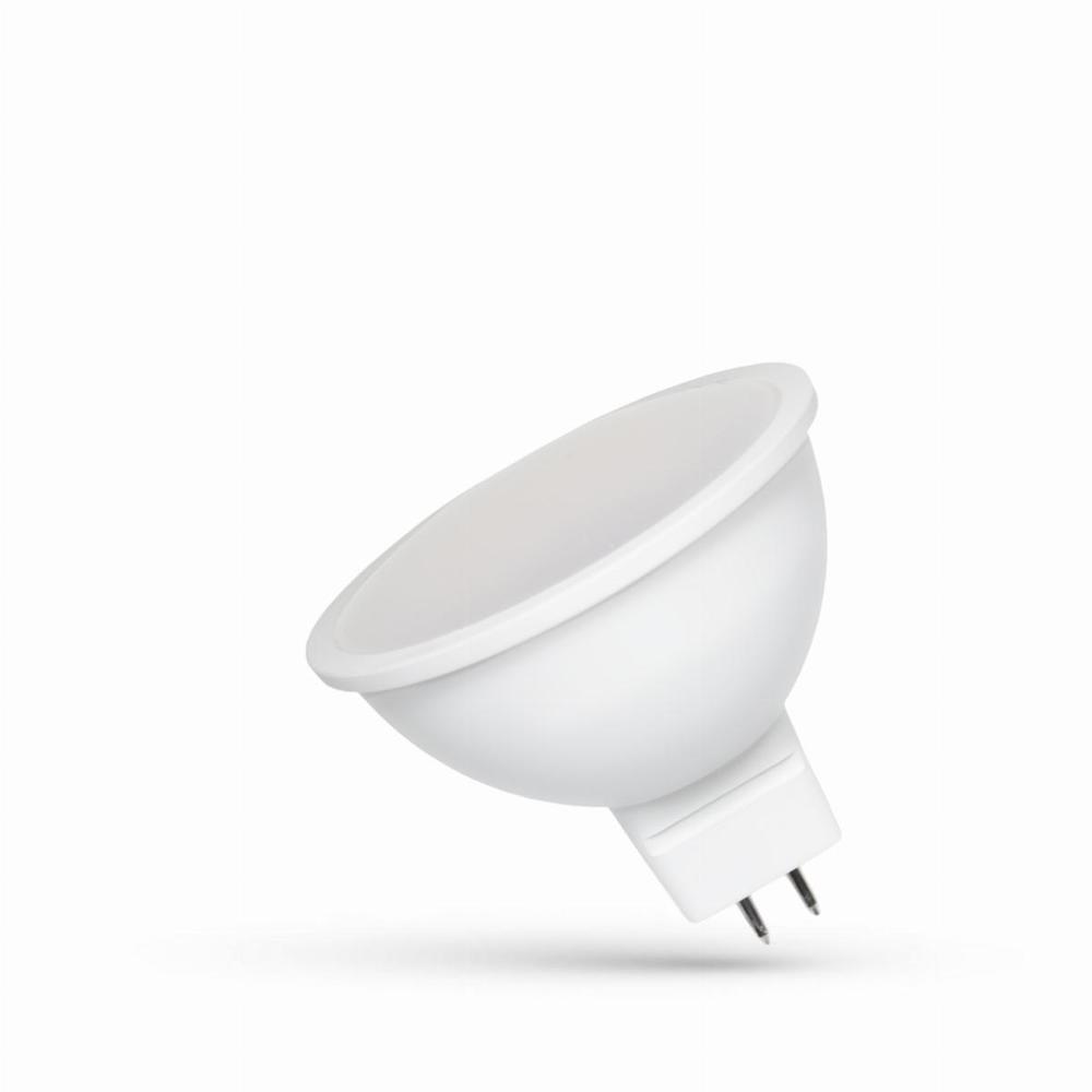 żarówka LED MR16 12V 6W SMD CW z mleczna szybka SPECTRUM+