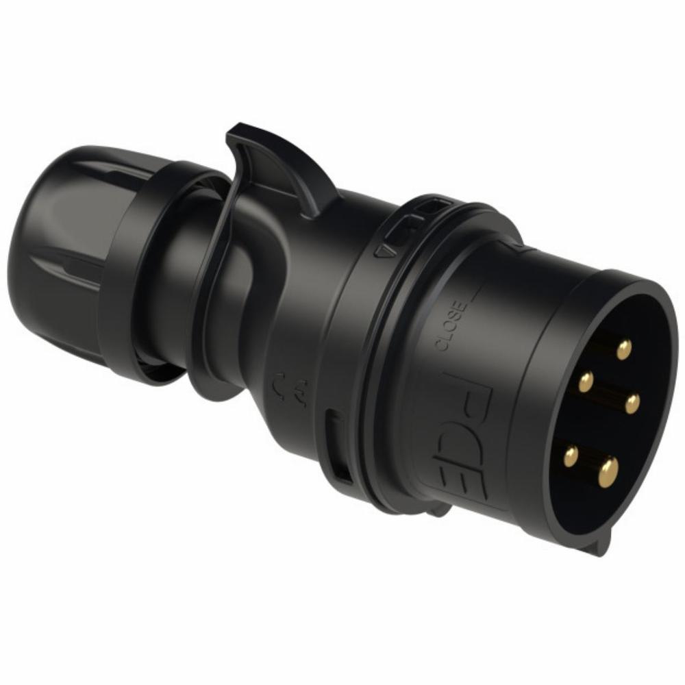 wtyczka siłowa przenośna 32A/5P 400V 3P+Z+N IP44 50/60Hz 6h SHARK seria MIDNIGHT