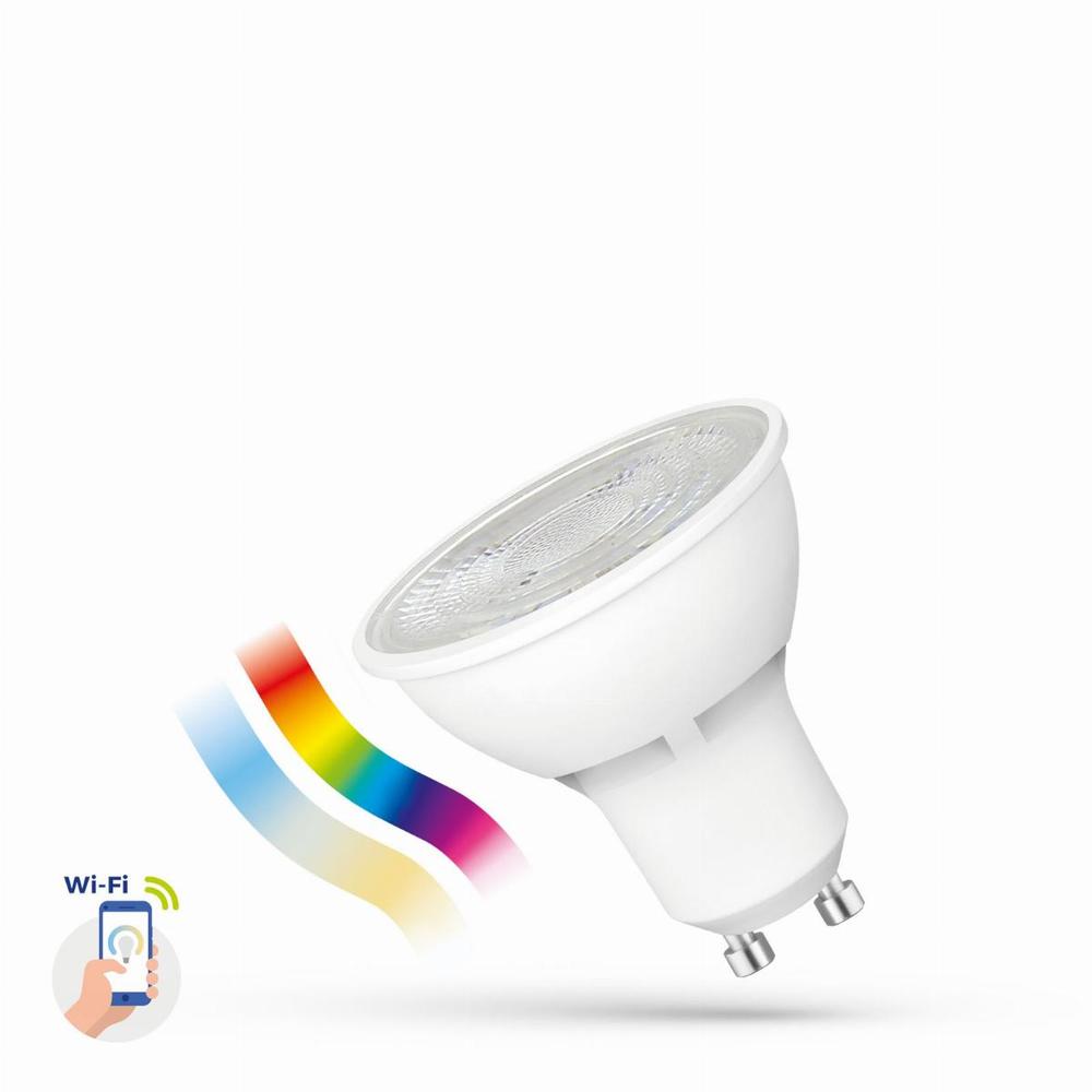 żarówka LED GU10 5W 230V RGBW + CCT + DIM Wi-Fi Spectrum SMART