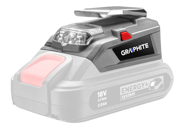 Adapter USB - latarka LED Energy+