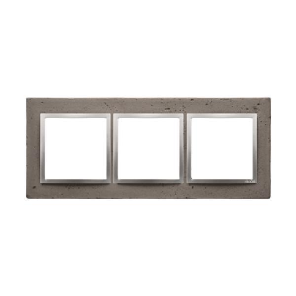 SIMON 54 NATURE ramka 3-kr. beton mokra robota