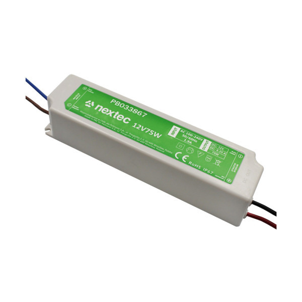 zasilacz LED wodoodporny ECONOMY IP67 12V 6,25A 75W