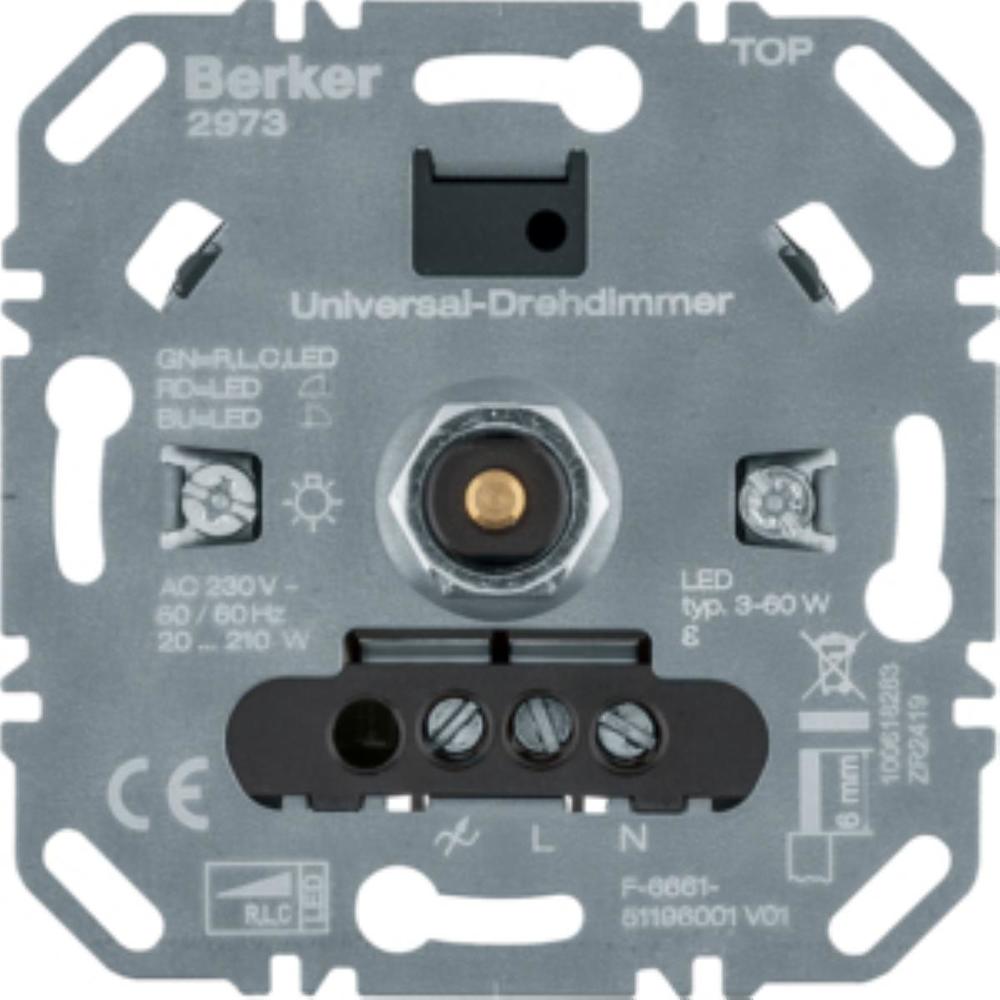 ściemniacz obrotowy ONE.PLATFORM uniwersalny obciążenie R/L/C 20-210W, LED 3-60W