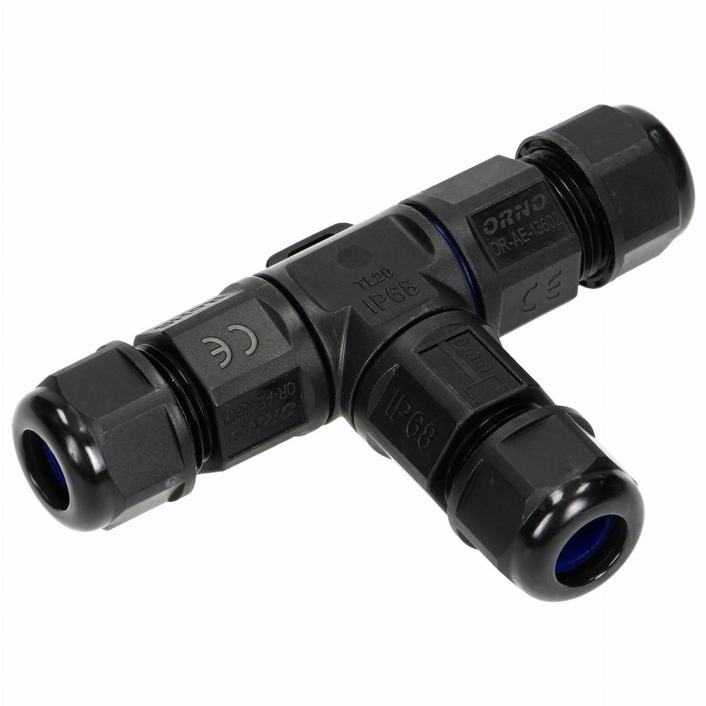 konektor kablowy trójnik T IP68, 3x4mm2, 450V/25A