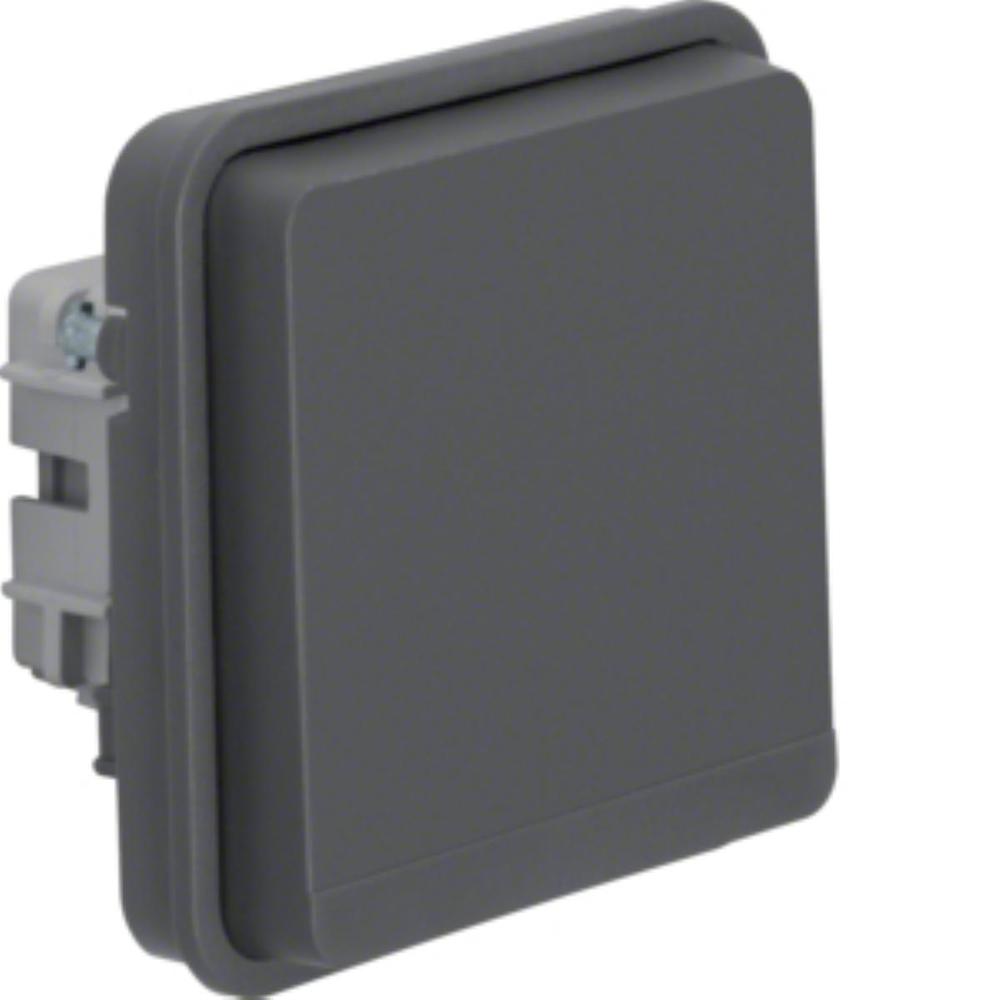 moduł gniazda z u/z W.1 2P+Z, IP55, szary