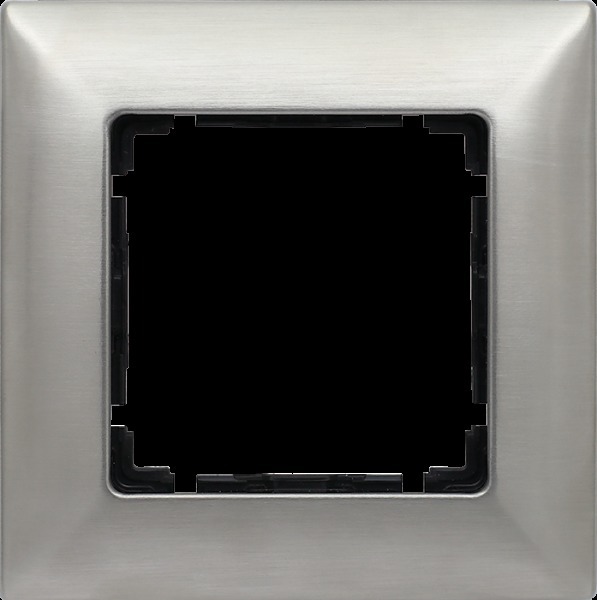 ramka VENA Metal 1x INOX