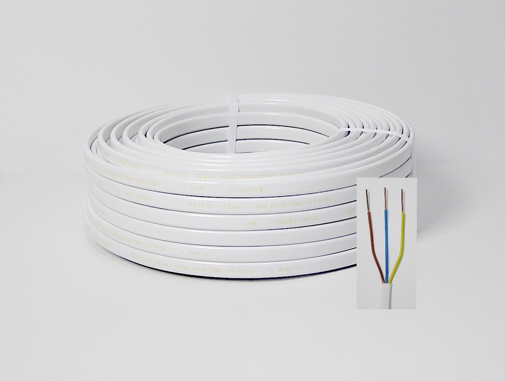 przewód instalacyjny YDYp 3x2,5 450/750 krążek 50m
