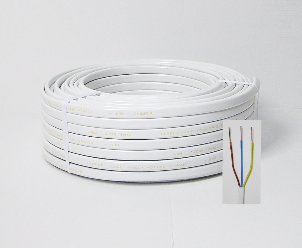 przewód instalacyjny YDYp 3x1,5 450/750 krążek 10m