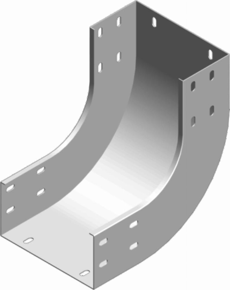 LZWC600H100 Łuk wewnętrzny 90° - grubość blachy 2,00 mm