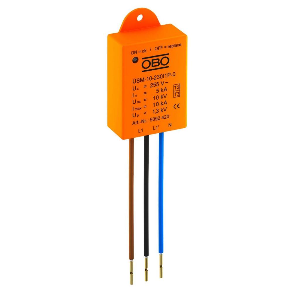 ogranicznik przepięć LED ÜSM-10-230I1P-0