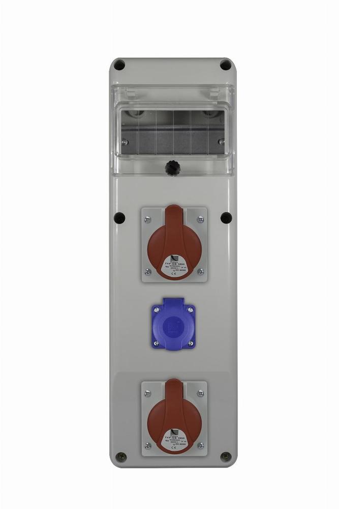 Rozdzielnica R-BOX SLIM 6S 2x16A/5p, 1x230V