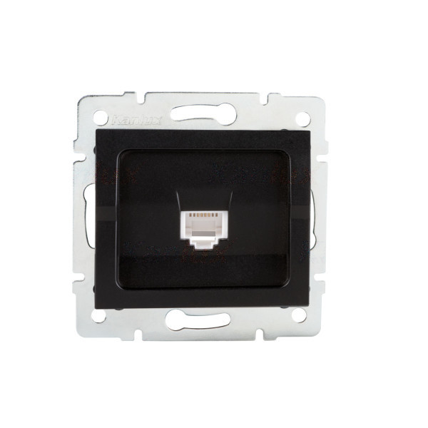 gniazdo LOGI komputerowe pojedyncze RJ45 02-1390-042 cm(RJ45Cat 5e Jack)