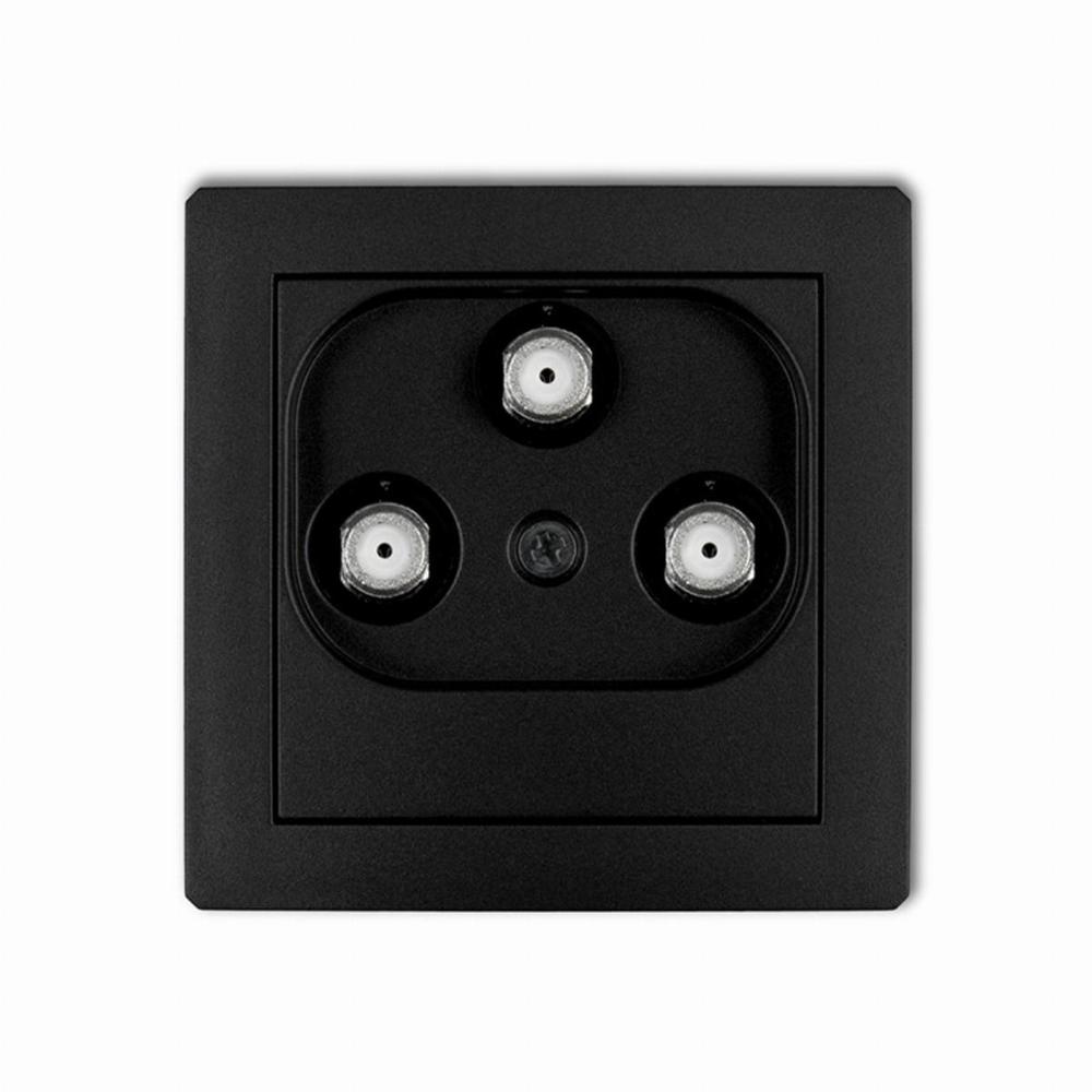 gniazdo DECO potr.ant.3xF multimed. DATA (UPC)