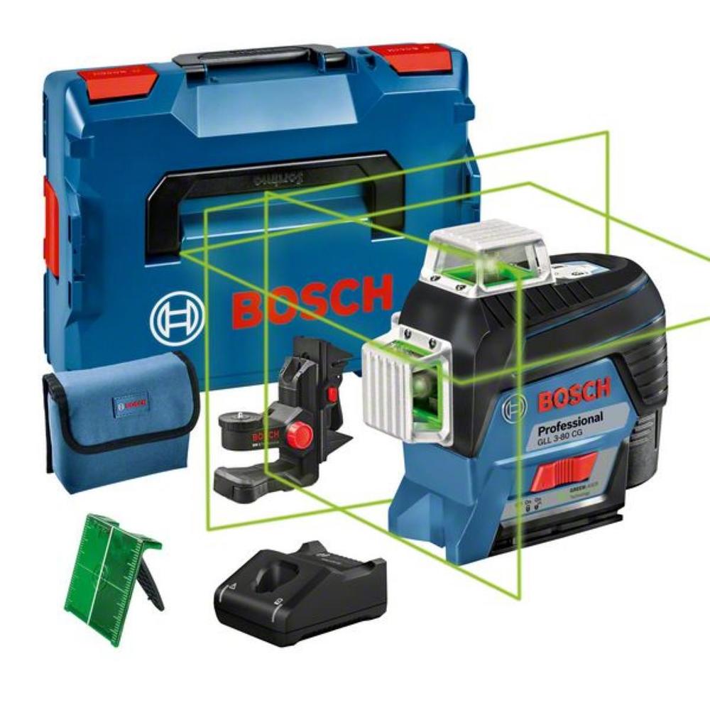 laser liniowy GLL 3-80 CG + BM1 + L-Boxx