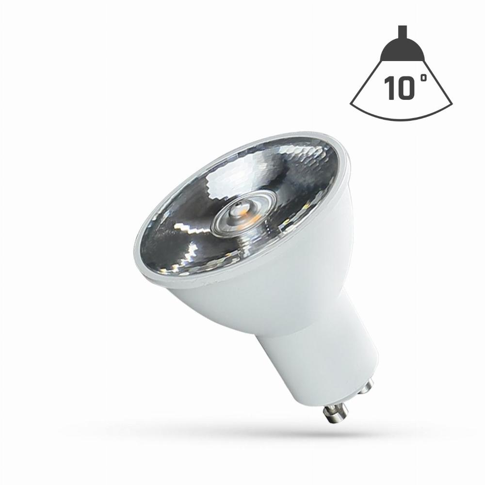 żarówka LED GU10 230V 6W SMD 10st CW z soczewką SPECTRUM